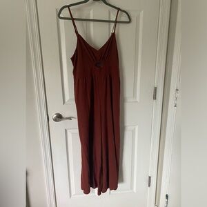 LIKE NEW - Brown Spaghetti Strap Jumper
